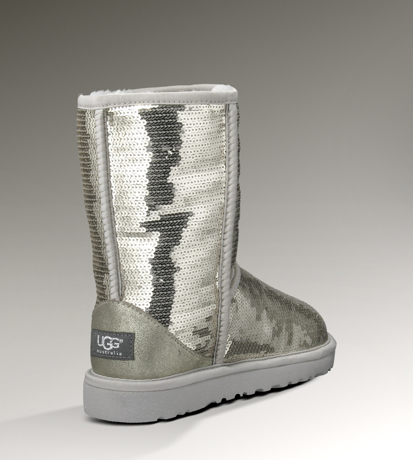 UGG Classic Short Boots Sparkles 3161 Argento